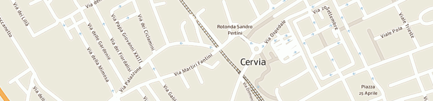 Mappa della impresa saviotec srl a CERVIA