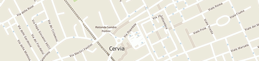 Mappa della impresa sarto antonio a CERVIA