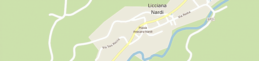 Mappa della impresa poste italiane spa a LICCIANA NARDI
