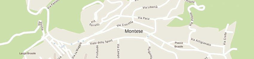 Mappa della impresa comune di montese a MONTESE