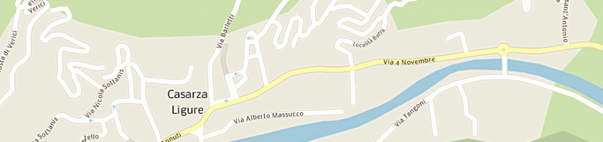 Mappa della impresa impresa di pulizie sg di greggio pietro alberto a CASARZA LIGURE