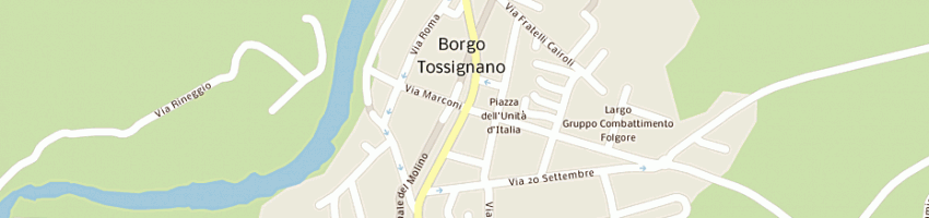 Mappa della impresa bucchi mauro a BORGO TOSSIGNANO