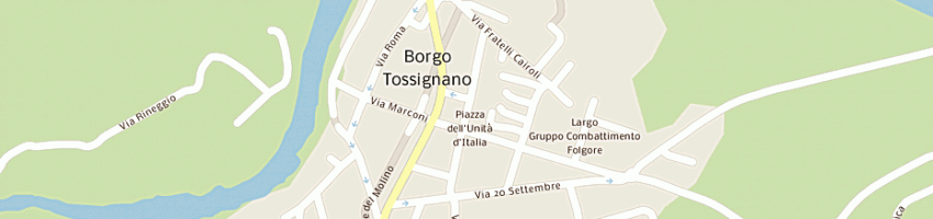 Mappa della impresa comune di borgo tossignano a BORGO TOSSIGNANO