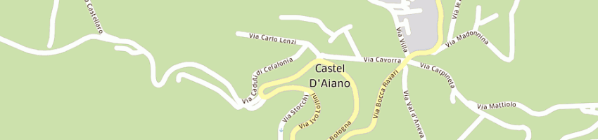 Mappa della impresa so di cirilli maurizio a CASTEL D AIANO