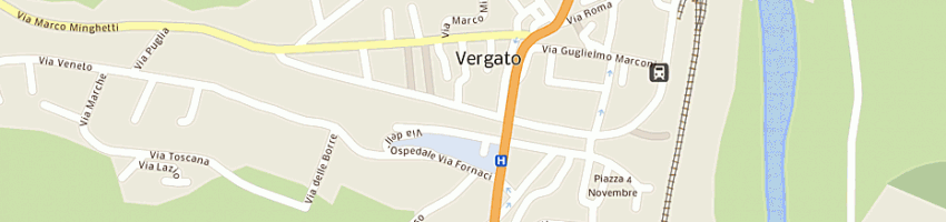 Mappa della impresa albergo ristorante sapori a VERGATO