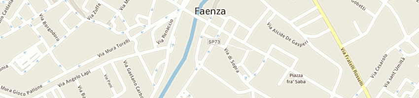 Mappa della impresa baldoni giuseppe a FAENZA