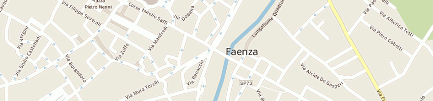 Mappa della impresa fantinelli ornella a FAENZA