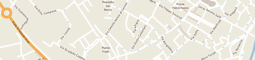 Mappa della impresa faentina service di rontini e cornacchia sdf a FAENZA