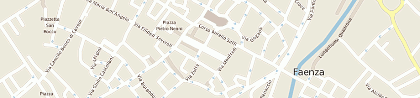 Mappa della impresa upim srl a FAENZA