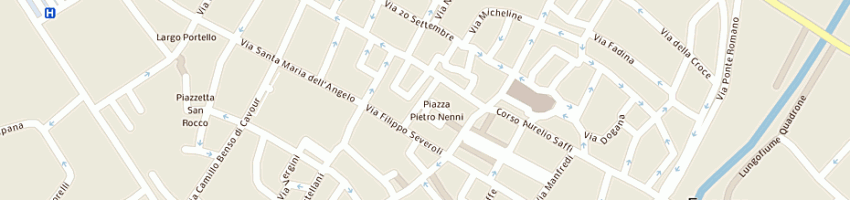Mappa della impresa biba boutique a FAENZA