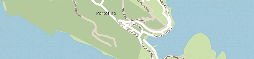 Mappa della impresa azienda di promozione turistica a PORTOFINO