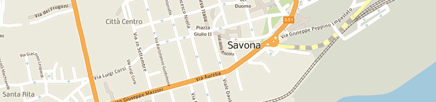 Mappa della impresa carriere giancarlo a SAVONA