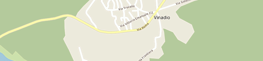 Mappa della impresa trattoria la grotta a VINADIO