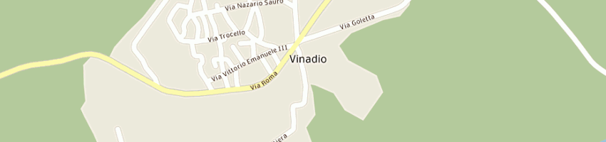 Mappa della impresa carabinieri a VINADIO