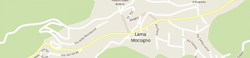 Mappa della impresa residence selva dei pini a LAMA MOCOGNO