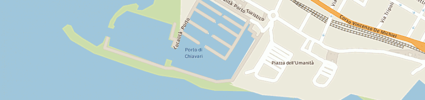 Mappa della impresa agenzia nautica ferretti a CHIAVARI