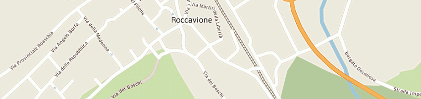 Mappa della impresa ime a ROCCAVIONE