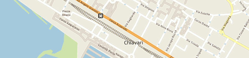 Mappa della impresa apcoa parking italia spa a CHIAVARI