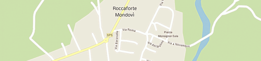 Mappa della impresa farmacia san maurizio a ROCCAFORTE MONDOVI 