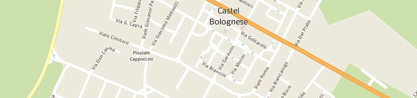 Mappa della impresa studio legale castellari e marchi a CASTEL BOLOGNESE