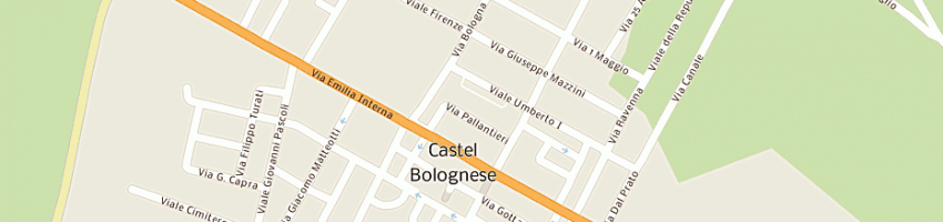 Mappa della impresa bar nenni a CASTEL BOLOGNESE