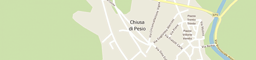 Mappa della impresa associazione san lorenzo a CHIUSA DI PESIO