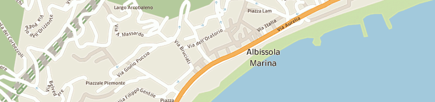 Mappa della impresa ciao bellezza a ALBISSOLA MARINA