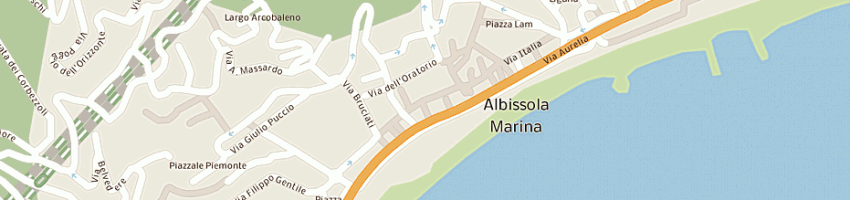 Mappa della impresa dolphin's pub sas di bruno margherita e c a ALBISSOLA MARINA
