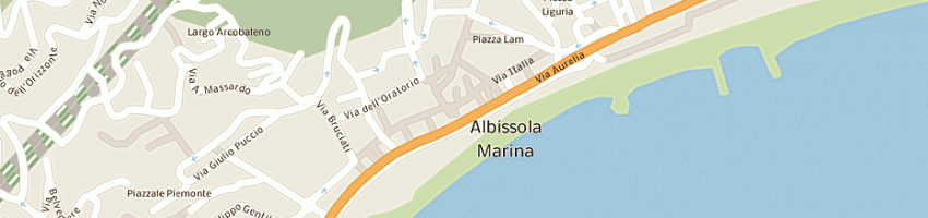 Mappa della impresa boutique glamour a ALBISSOLA MARINA
