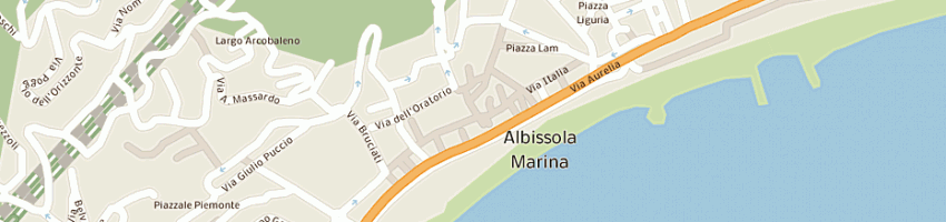 Mappa della impresa l'istituto estetico di wetzig herta cristina a ALBISSOLA MARINA