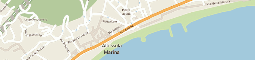 Mappa della impresa bagni colombo a ALBISSOLA MARINA