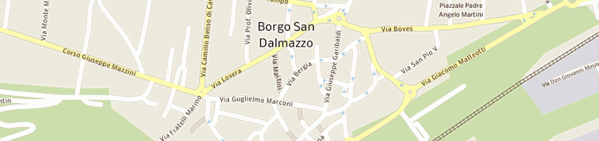 Mappa della impresa beltrando laura a BORGO SAN DALMAZZO