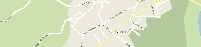 Mappa della impresa municipio a GAIOLA