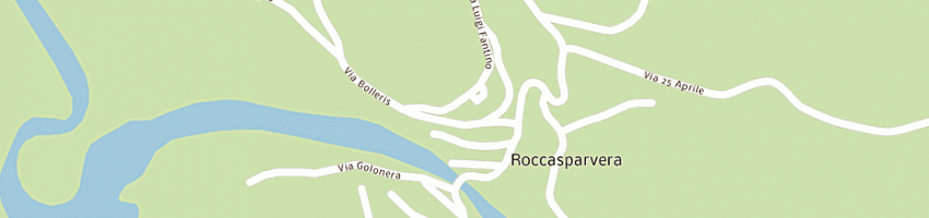 Mappa della impresa ristorante bar piano quinto di quaranta antonella a ROCCASPARVERA