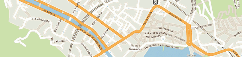 Mappa della impresa mister pizza di tronconi enrico a RAPALLO