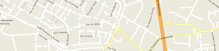 Mappa della impresa portali boutique snc a IMOLA