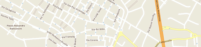Mappa della impresa amministrazione condomini geom vellone francesco a IMOLA