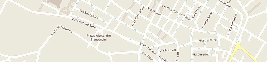 Mappa della impresa associazione emilia romagna festival a IMOLA