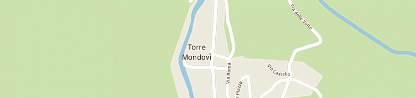 Mappa della impresa trattoria bar da franca franca a TORRE MONDOVI 