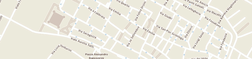 Mappa della impresa bertaccini giuseppe a IMOLA