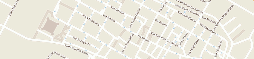 Mappa della impresa tabaccheria eredi di villa virgilio sdf a IMOLA
