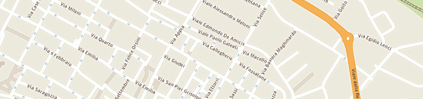 Mappa della impresa teomar shop di carnevali marisa e c (snc) a IMOLA