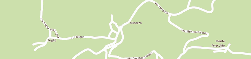 Mappa della impresa bar trattoria antica locanda ca' d'gaitan a VILLA MINOZZO