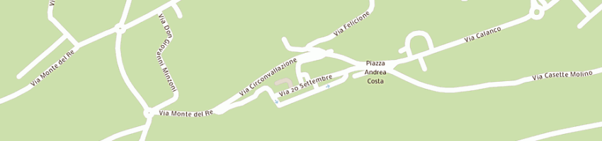 Mappa della impresa mg srl a DOZZA