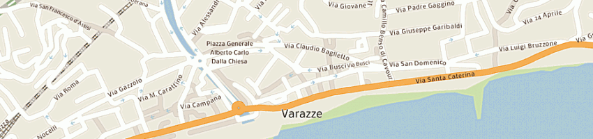 Mappa della impresa riviercarta sas di piccardo roberto a VARAZZE