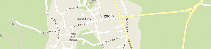 Mappa della impresa aime livio a VIGNOLO