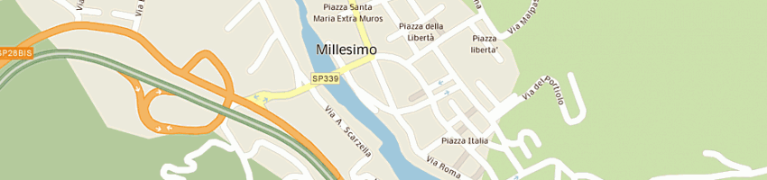 Mappa della impresa bar cabaret a MILLESIMO
