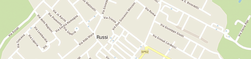 Mappa della impresa autopratiche russi di giunchedi monica a RUSSI
