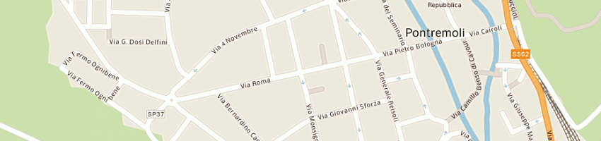 Mappa della impresa g m moto sdf giocoso antonio a PONTREMOLI