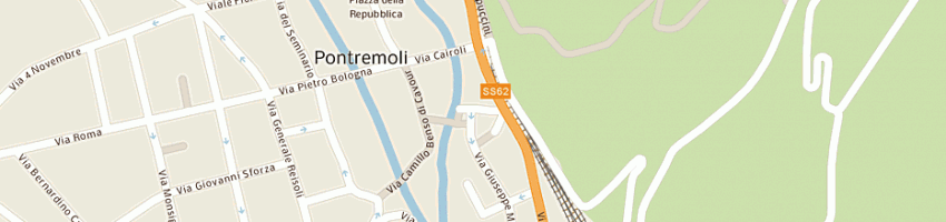 Mappa della impresa ristorante caveau del teatro birreria ristorante a PONTREMOLI